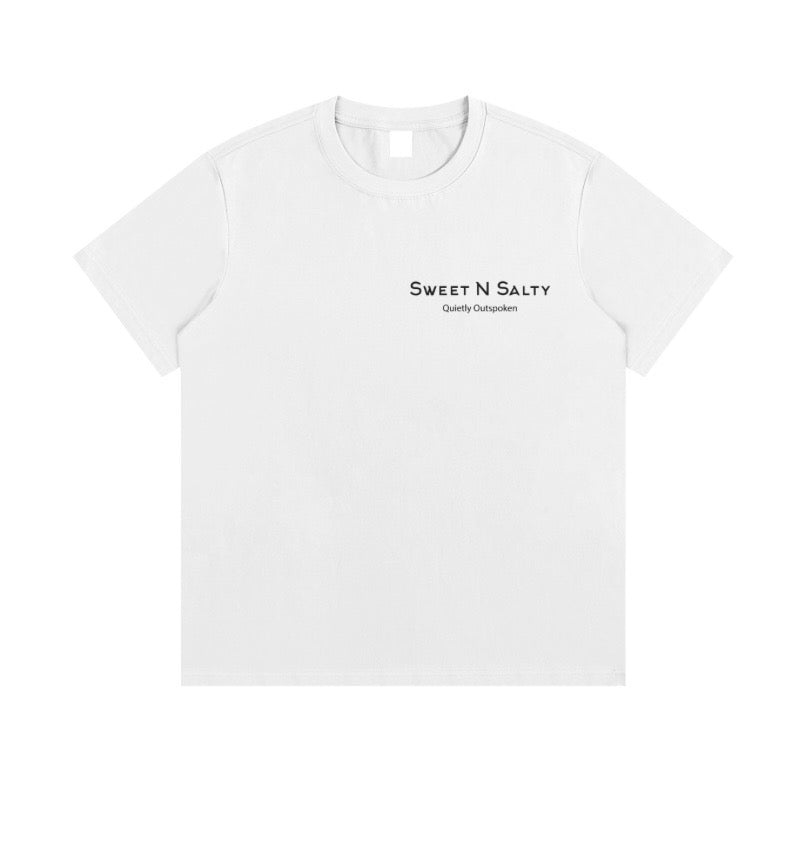 Plain short sleeve T
